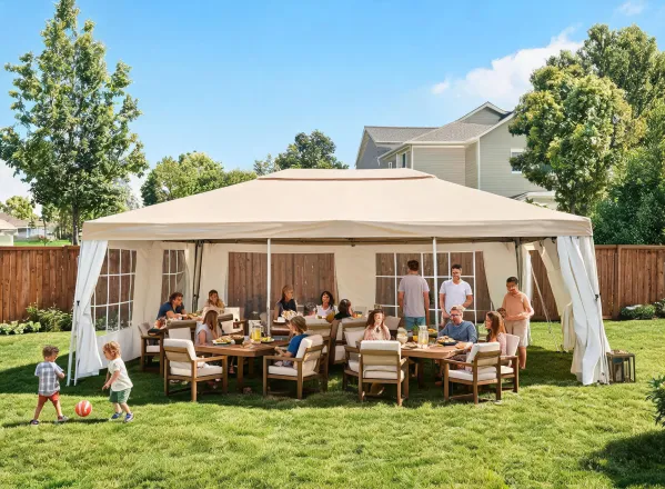 Covered event canopy